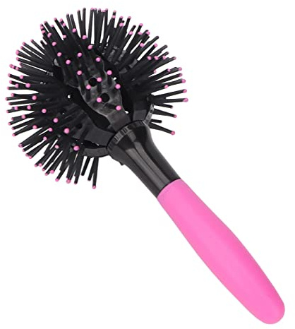 Hamwesh Cepillo para el Cabello, 5.1 Pulgadas 360 Grados Cepillo Redondo Resistente Al Calor Esférico Material TPE Ball Ball Peine para Rizado de Estilos de Secado de Soplado
