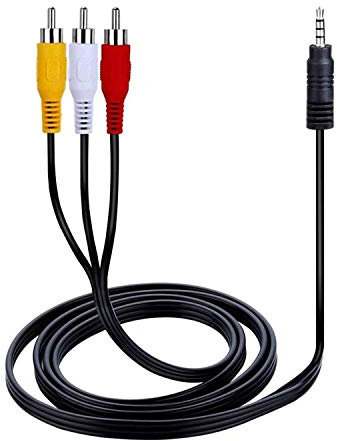 TV Lead for Sony Handycam Camcorder - AV/AUDIO VIDEO Connecting Cable - Replacement for VMC-20FR Cable