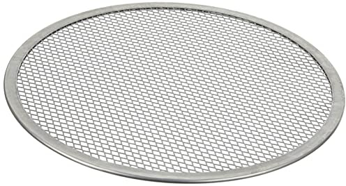 Paderno Retina Spargifiamma in Alluminio per Pizza, Pane, Cottura Rapida e Uniforme, Adatta a Microonde, Forno Elettrico e a Legna, Diametro 30 cm, Argento