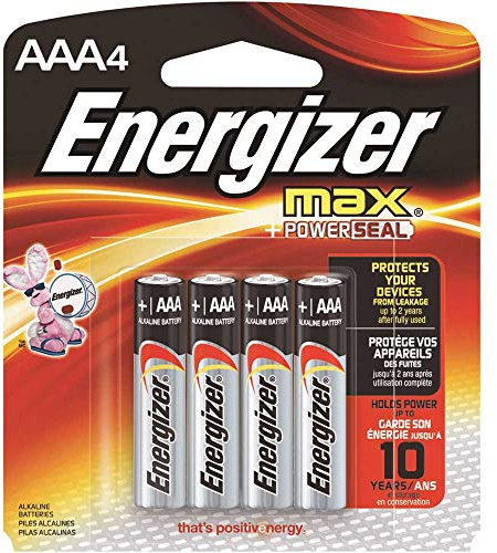 Energizer - MAX Alkaline Batterien, AAA, 4 Batterien/Pack - Einzelpäckchen, 1 Stück - Dependable, kraftvolle Leistung.