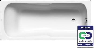 Kaldewei Badewanne DYNA SET Modell 620, 170 x 75 x 42 cm, Alpinweiß