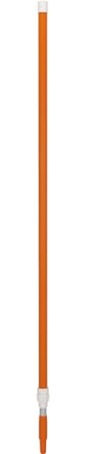 Vikan 29597 Aluminum Handle, Ø25 mm, 1460 mm, Orange