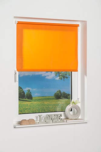 K-home Klemmfix-Minirollo, Orange Tageslicht 60 x 150 (B x L)