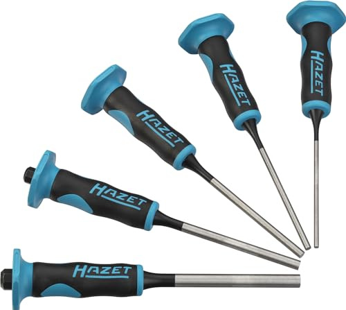 HAZET Splinttreiber-Satz, lang 751LHS/5, 5-teilig, Länge l1 90 mm | Chrom-Vanadium, luftgehärtet, DIN 6450 Form C, Länge l1 90 mm, Länge l2 175 mm, 574 g, Lange Form , 5-teilig