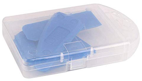 XZANTE Kit di attrezzi per calafataggio 4 pezzi Raschietto in silicone per sigillare il dispositivo di rimozione della malta blu