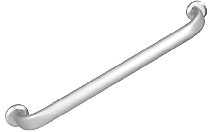 WENKO Barra de seguridad Secura 63 cm - asidero de seguridad extra largo para bañera o inodoro, hasta 120 kg de capacidad de carga, Aluminio, 67.5 x 7 x 12 cm, Plata mate