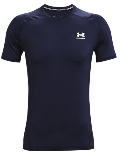 Under Armour Herren Ua Hg Armour Fitted Ss leichtes Funktionsshirt, atmungsaktives und schnell trocknendes Kompressions-Top (1er Pack)