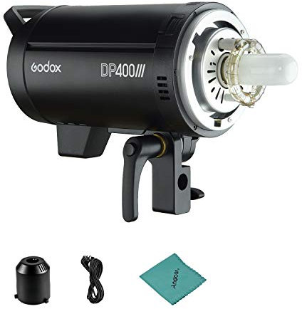 Godox DP400III Lampe Flash de Studio Professionnel 400Ws 2.4G Système X sans Fil Éclairage Stroboscopique avec Support Bowens 5600K Photographie de Température de Couleur Clignote