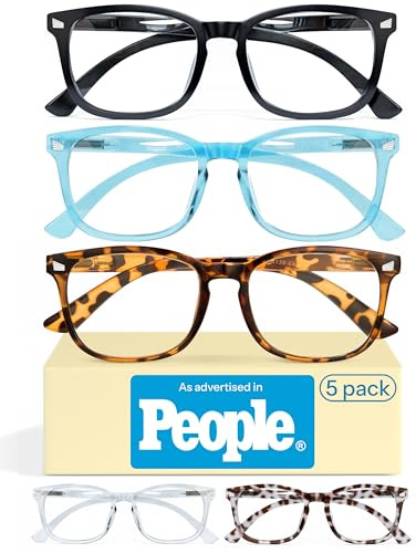 CCVOO 4.0 Reading Glasses for Women, Eye glasses, Blue Light Readers for Women, Cheaters
