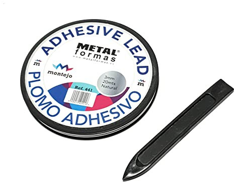 Rollo plomo adhesivo de 10 metros doble