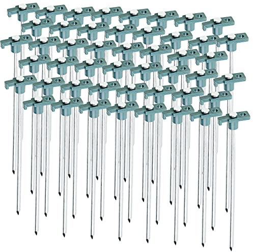 Semptec Urban Survival Technology Zeltnägel: 48er-Set Felsbodenheringe für steinigen Untergrund, 25 cm, Ø 7 mm (Heringe für steinigen Boden, Zelt-Zubehör, Nagel)