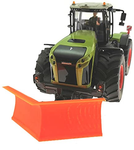 Schneepflug für Siku Traktoren mit Frontdreieck 1:32