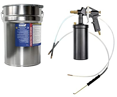 Veteranicar Dinitrol 4941 Unterbodenschutz 5L & Vaupel Druckbecherpistole Set (3200 ASKR)