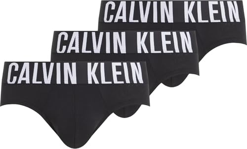 Calvin Klein Hip Brief 3PK, Slip all'anca Uomo, Black,