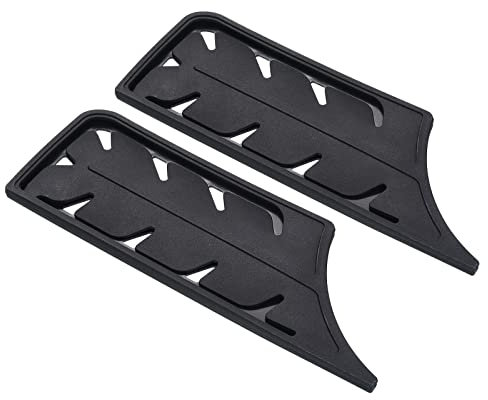PATIKIL Plastica Sicurezza Coltello Copertura Guaine per 7 Nakiri Coltello, 2pz ColtelliBordo Protezione Protezione Universale Coltello Fodero per Cucina, Nero