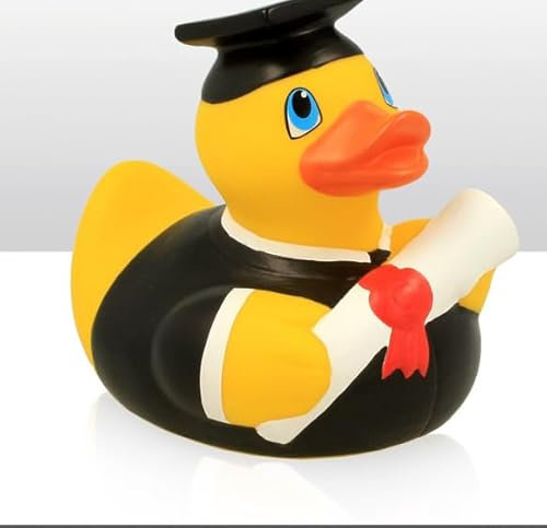 Elagte Oxford University Graduation Rubber Duck Novelty Bath Toy
