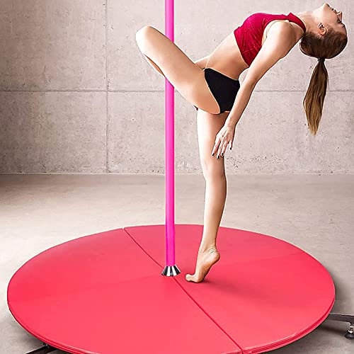 Pole Dance Matte Runde Pole Dance Crash Matte Fitness Übung Tragbare Falten Anfänger Schutz Matte Gymnastic Stoßdämpfung Sicherheit Matte für Club Party Pub Hause