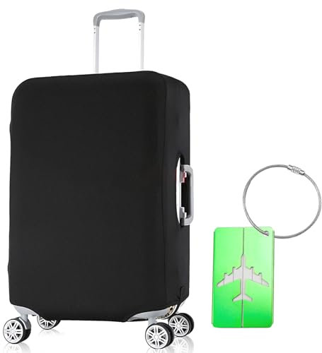 Jeinbuil Koffer Schutzhülle Elastisch Reise Kofferschutzhülle Kofferhülle Luggage Cover mit 1 Gepäckanhänger Wiederverwendbar (XXL(26-29 Zoll))