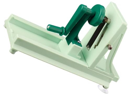 PAMINGONO Rallador Manual Multifuncional de Verduras para Cocina Cortador y Rebanador de Plástico Verde Claro Tamaño Compacto 1 Unidad Uso Doméstico y Profesional