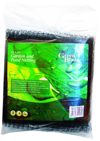 Green Blade GN202 Black Garden & Pond Netting - 2m x 4m - 1cm Mesh