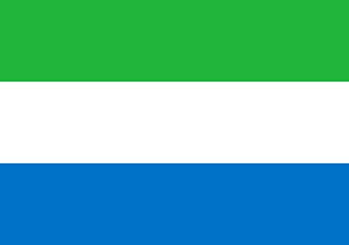 magFlags Bandera Small Sierra Leona | bandera horizontal | 0.7m² | 70x100cm