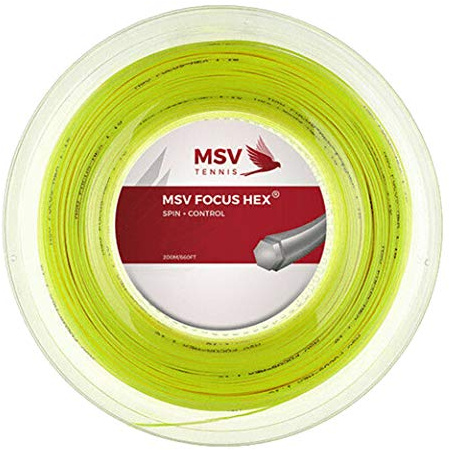 MSV Focus Hex 200m 1.23mm neon-gelb