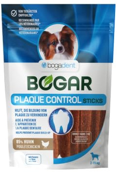 Bogadent Dental Fibre Flexies Mini - Hunde Kauartikel gegen Zahnstein & Plaque - Kaustangen Hund für die tägliche Hunde Zahnpflege - Mit Pflanzenfasern für eine bessere Verdauung - 1er Pack - 70g