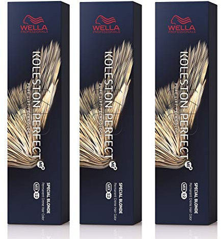 3er Wella Koleston Perfect ME+ 12/16 Special Blond Asch Violett 60 ml