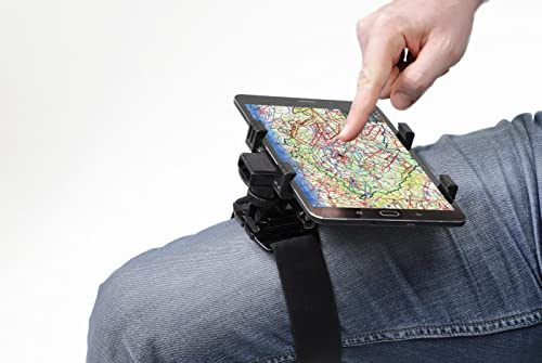Dream Pilot Piloten-Kniebrett Organizer – Handy Tablet Halterung kompatibel mit Allen Smartphones, Mini Tablets und iPad mini für Piloten und LKW Fahrer – Klemmbrett Befestigung