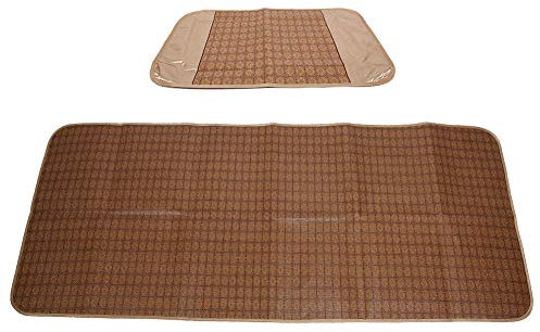 Bambusmatte Faltbare, Sommer Schlafmatte Bambusmatte Bett Schlafen Pad Sommer Sommermatte Student Single Doppelschlafsaal Faltbare weiche Kühlkissen Kühlmatte Cushion Größe 195 x 80cm