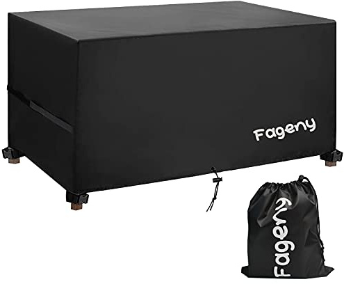 Fageny Outdoor Garden Furniture Set Covers Waterproof, 213x132x74cm Tear Resistant Oxford Fabric Outdoor Patio Table Covers Waterproof, Windproof, Anti-UV, Outdoor Garden Table Cover Rectangular