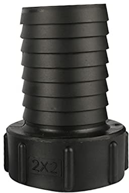FOGWOWO Tankschlauchadapter IBC-Tankadapter 60 mm Grobgewinde Import auf 2 (50 mm) Gartenschlauch Wasserhahn Adapter Ventil Rohrverbinder Armaturen Werkzeuge