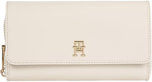 Tommy Hilfiger TH CITY SUMMER L FLP WALLET, Damen Geldbörsen, Sugarcane,