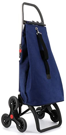 Carro Rolser ECOSAK 6 Ruedas Sube Escaleras Plegable - Marino