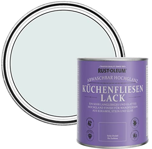 Rust-Oleum Blue Water-Resistant Kitchen Tile Paint in Gloss Finish - Marcella 750ml