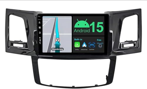JOYX Android 12 IPS bilradio passar Toyota Fortuner Hilux Revo Vigo (2004–2014) – inbyggd CarPlay Android Auto – gratis kamera – 2G + 32G – 9 tum 2 Din – DSP DAB SWC WiFi Fast Boot 4G BT