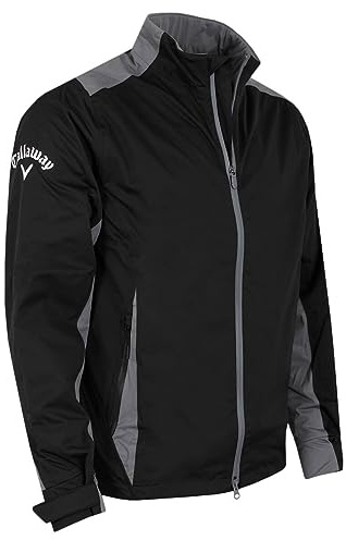 Callaway - Veste de golf imperméable pour homme, Stormlite II respirante avec fermeture éclair intégrale