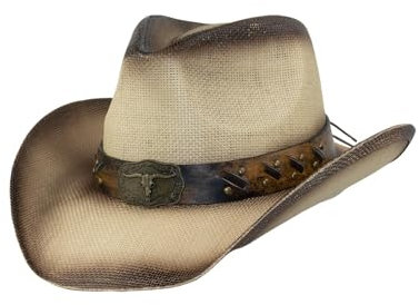 Black Jungle Tobago Sommerhut Strohhut Outdoorhut Sonnenhut Freizeithut (DE/NL/SE/PL, Alphanumerisch, L, XL, Natur)