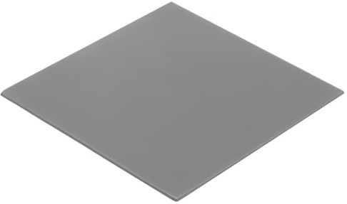 QUARKZMAN Almohadilla Térmica 4.0W/M.K Aislante Resistente al Calor de Alta Temperatura, Almohadillas de Enfriamiento de Silicona 100x100x2mm para Computadora Portátil, Gris