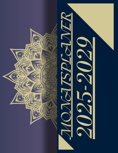 Monatsplaner 2025-2029: Monatskalender Planer Organizer Teamwork Business Motivation mit Designcover/monatsplaner 2025 A4
