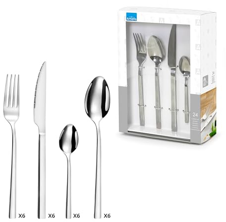 Escade Besteckset mit Steakmessern, 24-teilig