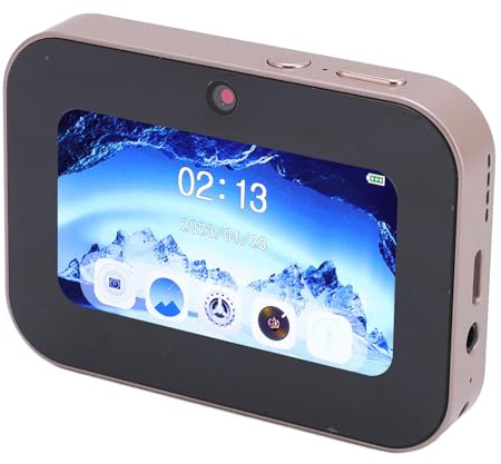 4K Digital Camera, 64MP 3 Inch HD Touchscreen Kids MP3 Player Vlog Camera Supports Otg Connection Portable Compact Travel CCD Camera for Photography Video Music