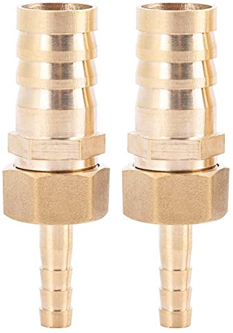 Brass Hose Barb Reducer | 6mm to 14/16 / 19 / 25mm Pipe Fitting | Heavy - Duty Industrial Connector for PlumbingIrrigation | First - Class Brass Material (6-16mm)