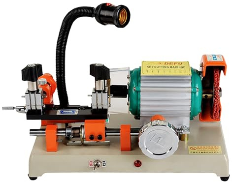 Horizontal Key Cutter,Key Copy Machine, Keys Duplicating Machine with Brush,Cutting Tool for Motorcycle, Electric Car & Door Lock-Keys