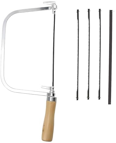 A Set Coping Saw Blades Precision Woodworking Saws for Wood for Fine Segmentation Suitable for Woodworking DIY Crafts Model Making and Furniture Construction