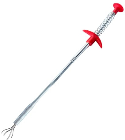 VALICLUD Herramienta Desatascadora de Tuberías Flexible 56 Cm Alambre de Hierro y Pp Destapa Fregadero para Cocina y Baño Limpieza de Desagües Domésticos Color Aleatorio
