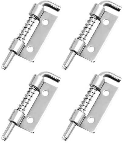 4 unidades de pestillo de muelle, cerradura de puerta, cerradura de puerta, cerradura de puerta, pestillo de puerta de suelo, cerrojo deslizante, perno para puerta 304, acero inoxidable, perno de