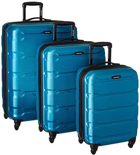 Samsonite Omni Pc Hartschale erweiterbarer Koffer, blau, 3er Set