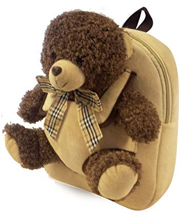 CEG Peluche barnryggsäck, 28 cm, 5 liter, brun (marin)