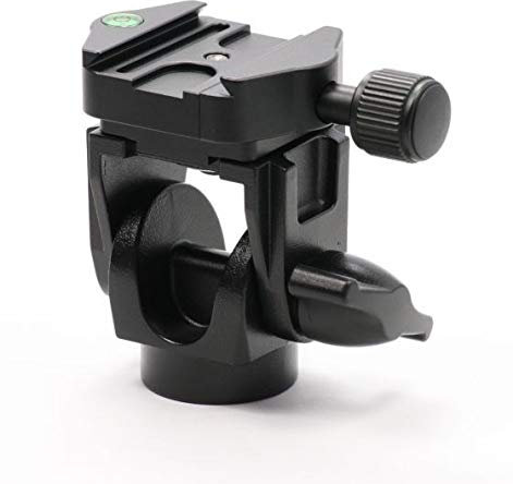 Einbeinstativkopf mit Arca-Schnellspanner | Robuste Aluminumlegierung | Passt an alle Stative mit 3/8 Gewinde | Modell KWF-1